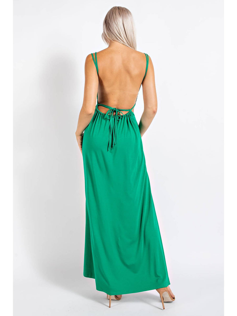 Giselle Cutout Maxi Dress – Liv True Boutique