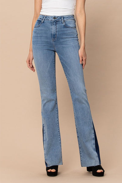 hidden flare jeans