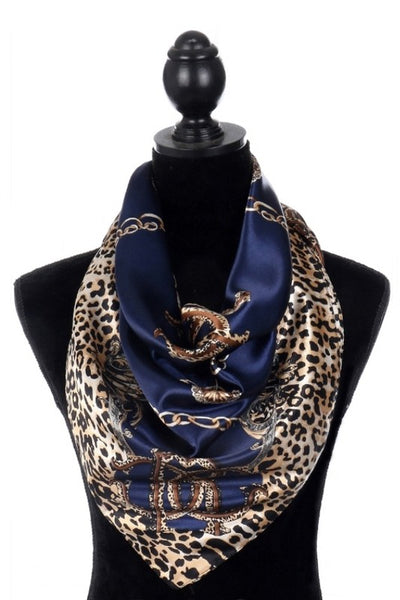 35" satin scarf
