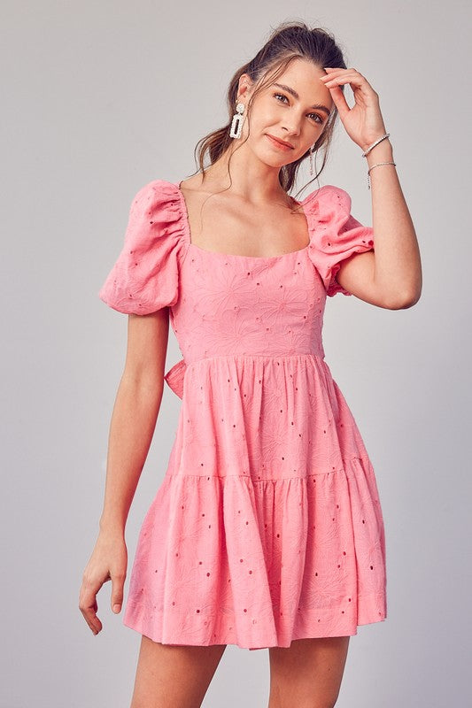 Margo Eyelet Dress – Liv True Boutique