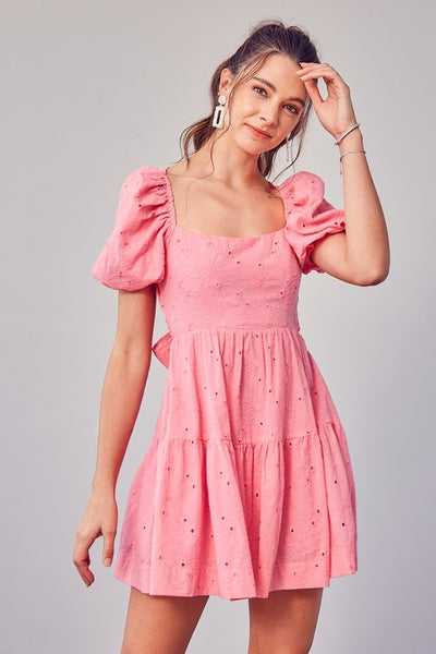 pink dress