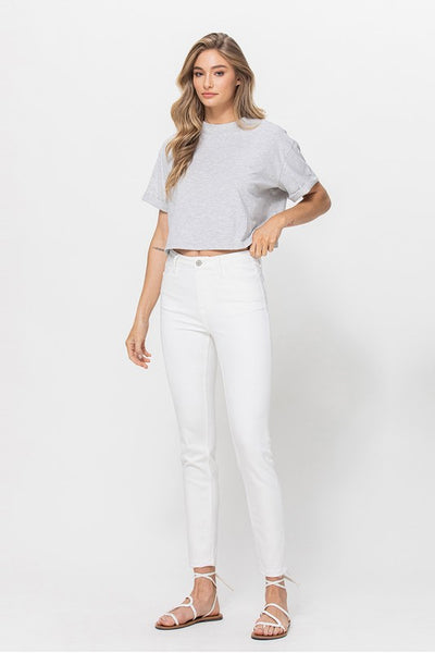 white skinny jeans